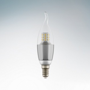  Светодиодная лампа Lightstar E14 7W 220V 4200K 60° свеча на ветру 940644