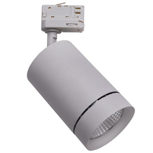  Светильник для 3-фазного трека Lightstar Canno LED 35W 2240LM 45G серый 3000K IP20  303592