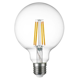 Светодиодная лампа Lightstar LED Filament 220V G95 E27 8W=80W 720LM 360G CL 4000K 30000H 933104