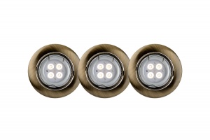  Комплект из 3-х встраиваемых светильников Focus 11001/12/03 Lucide