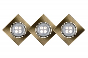  Комплект из 3-х встраиваемых светильников Focus 11002/12/03 Lucide