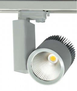 Трековый светодиодный светильник Luxeon Polaris LED 40W 2700K 3200lm 36 deg silver 20134
