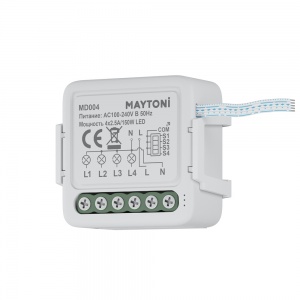 W-Fi выключатель четырехканальный Maytoni Smart home MD004