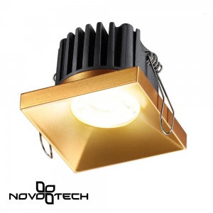 Встраиваемый светодиодный светильник Novotech Metis 10W 3000K 358484
