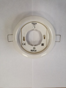 Встраиваемый светильник Odeon GX53 H2 пластик белый FNW3