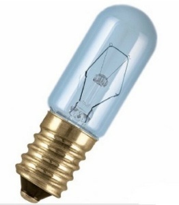 Лампа накаливания Osram SPC.FRIGE T16  CL 15W 230V E14  d16x54mm 4050300092928