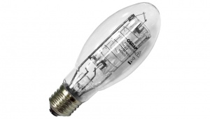 Металлогалогенная лампа Osram HQI E    70/NDL   CL E27   5200lm  d55x141 прозрач ±360° 4050300397825