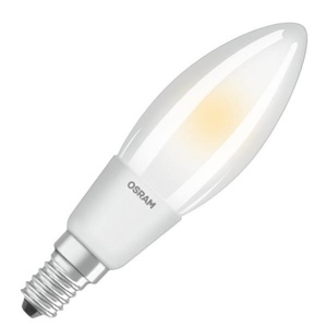 Светодиодная филаментная лампа Osram FIL    PCL  B40 DIM 4,5W/827 230V FR    E14   470lm  свеча матовая 4058075817098