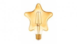 Светодиодная филаментная лампа Osram Vintage 1906 LED CL STAR     FIL GOLD 40  4,5W/824 E27 165x125мм звезда 4058075092075
