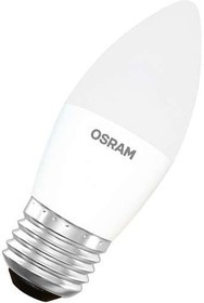 Светодиодная лампа Osram LS CLB 60  6.5W/840 220-240V FR  E27 550lm  240* 15000h свеча 4058075134201