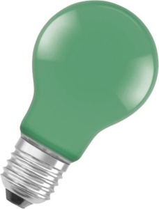 Светодиодная лампа Osram LED STAR CL A15 2.5W/175 230V Зелёный E27 6X1 4058075433984