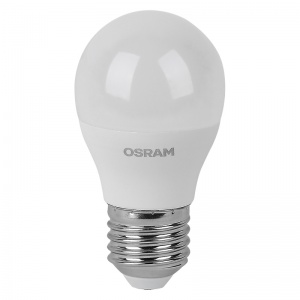Светодиодная лампа Osram LV CLP 60   7SW/840 220-240V FR  E27 560lm  180° 25000h шарик 4058075579835