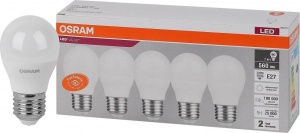 Светодиодная лампа Osram LVCLP60 7SW/840 230V E27 Экопак1X5 4058075578227