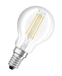 Светодиодная лампа Osram PARATHOM CL P FIL 40 non-dim 4W/827 CL  E14  470lm шарик 4058075590397