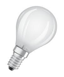 Светодиодная лампа Osram PARATHOM CL P GL FR 40 non-dim 4W/827 E14  470lm шарик 4058075590335