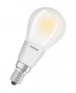 Светодиодная лампа Osram LED PCL P40DIM     4.5W/827 230V FR    FIL E14   470lm  FS1 шарик мат FILLED 4058075817111