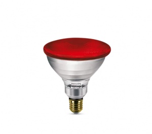 Красная инфракрасная лампа Philips PAR38 IR175R E27 230V d121x136 923801444210