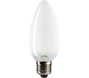 Лампа накаливания Philips STANDART B35 FR 60W 230V E27 свеча матовая d35x97 921501644214