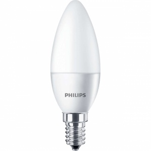Светодиодная лампа Philips ESS LEDCandle 7-90W  E14 827 B38 FR 806lm свеча 929002972507