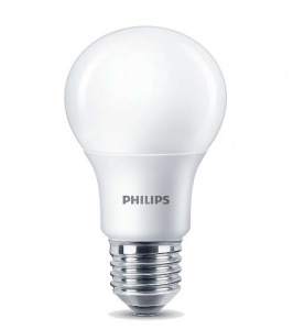 Светодиодная лампа Philips Essential LEDBulb 9-80W E27 3000K 220V A60 матовая 650lm 929001205087