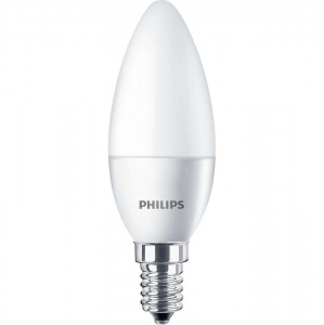 Светодиодная лампа Philips ESS LEDCandle 5-60W E14 840 B35 FR 470lm свеча 929002968807
