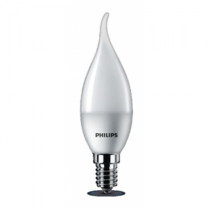 Светодиодная лампа Philips ESS LEDCandle 6.5-75W E14 827 BA35 FR 620lm свеча на ветру 929002275007