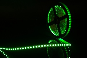 Лента светодиодная SWG стандарт SMD 3528 120 LED/м 9.6 Вт/м 12В IP20 Цвет: Зеленый 000065