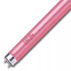 Люминесцентная лампа Sylvania F 18W/Pink G13 750lm d26x590mm розовая 0002560