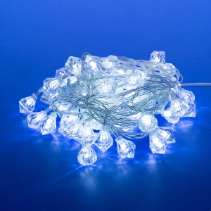 Светодиодная гирлянда Uniel ULD-S0700-050/DTA White IP20 Diamonds 07931
