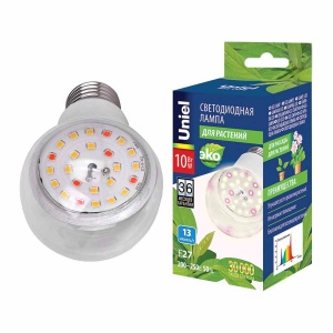 Светодиодная лампа Uniel LED-A60-10W/SPFB/E27/CL PLP30WH UL-00007404