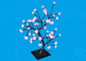 Светодиодное дерево Uniel ULD-T3545-048/SBA Pink IP20 Sakura UL-00001401