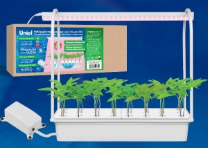 Светодиодный светильник для растений Uniel ULT-P44C-10W/SPLE IP20 AQUA WHITE UL-00004497