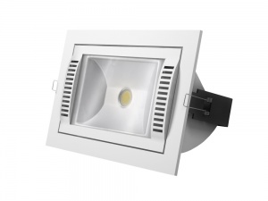 Светильник Downlight светодиодный выдвижной Vivo Luce Magnifico LED 30W 4000K silver clean 74390 Sharp