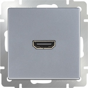  Розетка HDMI (серебряный) Werkel WL06-60-11 4690389097461