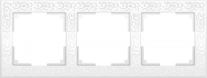  Рамка на 3 поста (белый) Werkel WL05-Frame-03-white 4690389046728