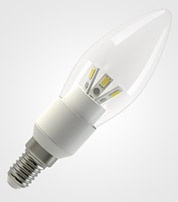  Светодиодная лампа Candle E14 4W 3K 220V 270° арт. 44030