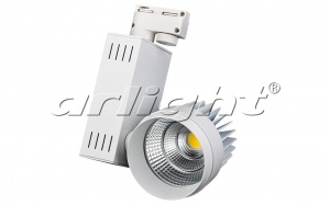  Светодиодный трековый светильник для однофазной шины LGD-538WH 25W White  6000K 016299 Arlight
