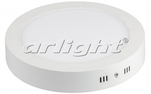  Светодиодная накладная панель SP-R225-18W Warm White  3000K 018851 Arlight