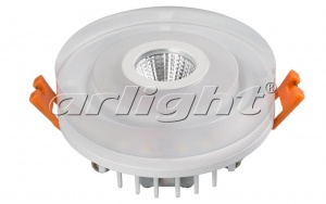  Светодиодный встраиваемый светильник LTD-80R-Crystal-Roll 2x3W White  6000K 020218 Arlight