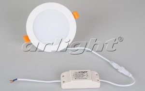  Светодиодная ультратонкая встраиваемая панель DL-BL125-9W White  6000K 021433 Arlight