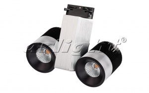  Светодиодный трековый светильник для однофазной шины LGD-2238SB-2x15W Warm White 24deg  3000K 022043 Arlight