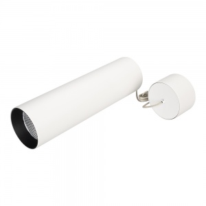 Подвесной светодиодный светильник Arlight SP-Polo-Hang-Long300-R85-15W White 5000K (WH-BK 40 deg) 027419
