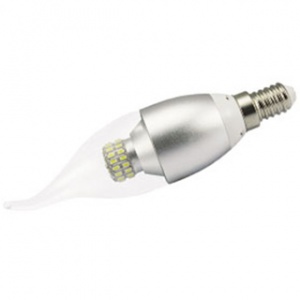 Светодиодная лампа Arlight E14 CR-DP-Flame 6W White 220V (ARL Свеча) 015225