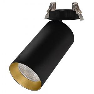 Светодиодный светильник Arlight SP-Polo-Built-R95-25W Warm 3000K (BK-GD 40 deg) 027344