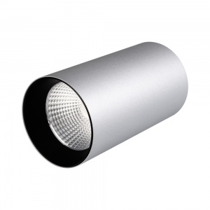 Светодиодный светильник Arlight SP-Polo-R85-1-15W Day White 4000K 40deg (Silver-Black Ring) 022962