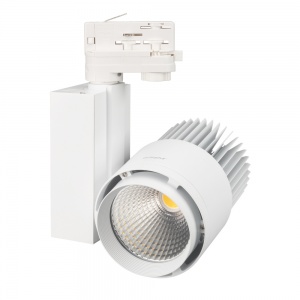 Трековый светодиодный светильник трехфазный Arlight LGD-Track LGD-537WH-40W-4TR Warm White 3000K 022550