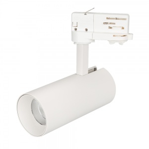 Трековый светодиодный светильник трехфазный Arlight SP-Polo-Track-Leg-R65-8W White 5000K (WH-WH 40 deg) 027480