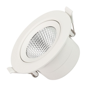 Встраиваемый светодиодный светильник Arlight LTD-Polar-Turn-R105-10W Warm 3000К 032867