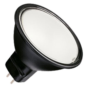 Лампа BLV Reflekto Fr/Black    50W  40°  12V  GU5.3  3500h  черный / матовая 105181