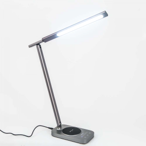 Настольная светодиодная лампа Citilux Ньютон 9Вт 3000-4000К с USB+Qi CL803052